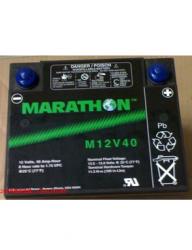 cnb蓄电池M12V40 GNB电池 Marathon M系列
