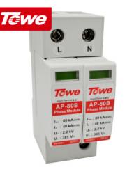 同为（TOWE）B级80KA2P防雷防浪涌/电涌保护器SPD工业家用